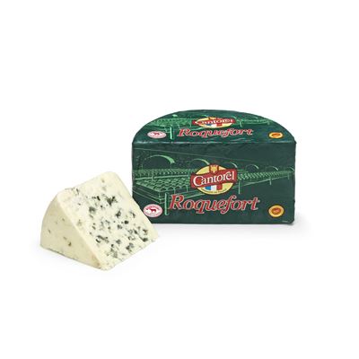Queijo Roquefort DOP Cantorel Meia Peça (Kg)