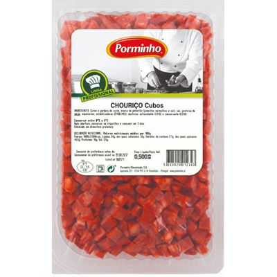 Chouriço em Cubos Porminho 500g