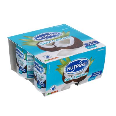 Iogurte sem Lactose Coco Nutregi 4x120g