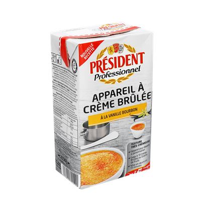 Preparado para Crème Brûlée Président Professionnel 1L