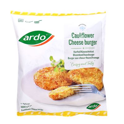 Hambúrguer de Couve-Flor e Queijo Ardo 1kg