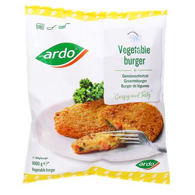 Hambúrguer de Vegetais Ardo Congelado 1kg
