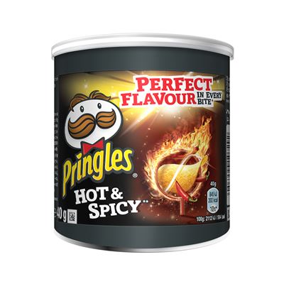 Batatas Fritas Pringles Hot & Spicy 12x40g