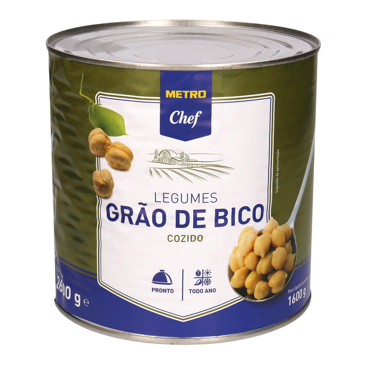 METRO Chef Grao De Bico Lata 2,6 Kg