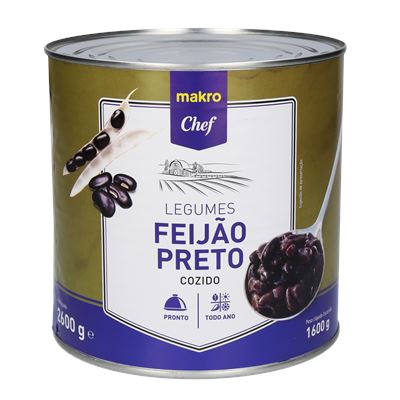 Feijão Preto em Conserva METRO Chef 2,6kg