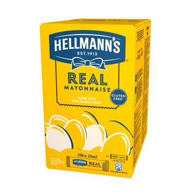 Maionese Hellmann's Saquetas 198x10ml