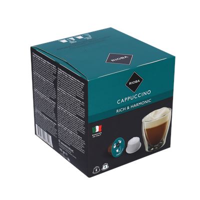 Cápsulas de Cappuccino Rioba 16un