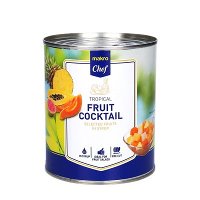 Salada de Frutas Tropicais em Calda METRO Chef 850g