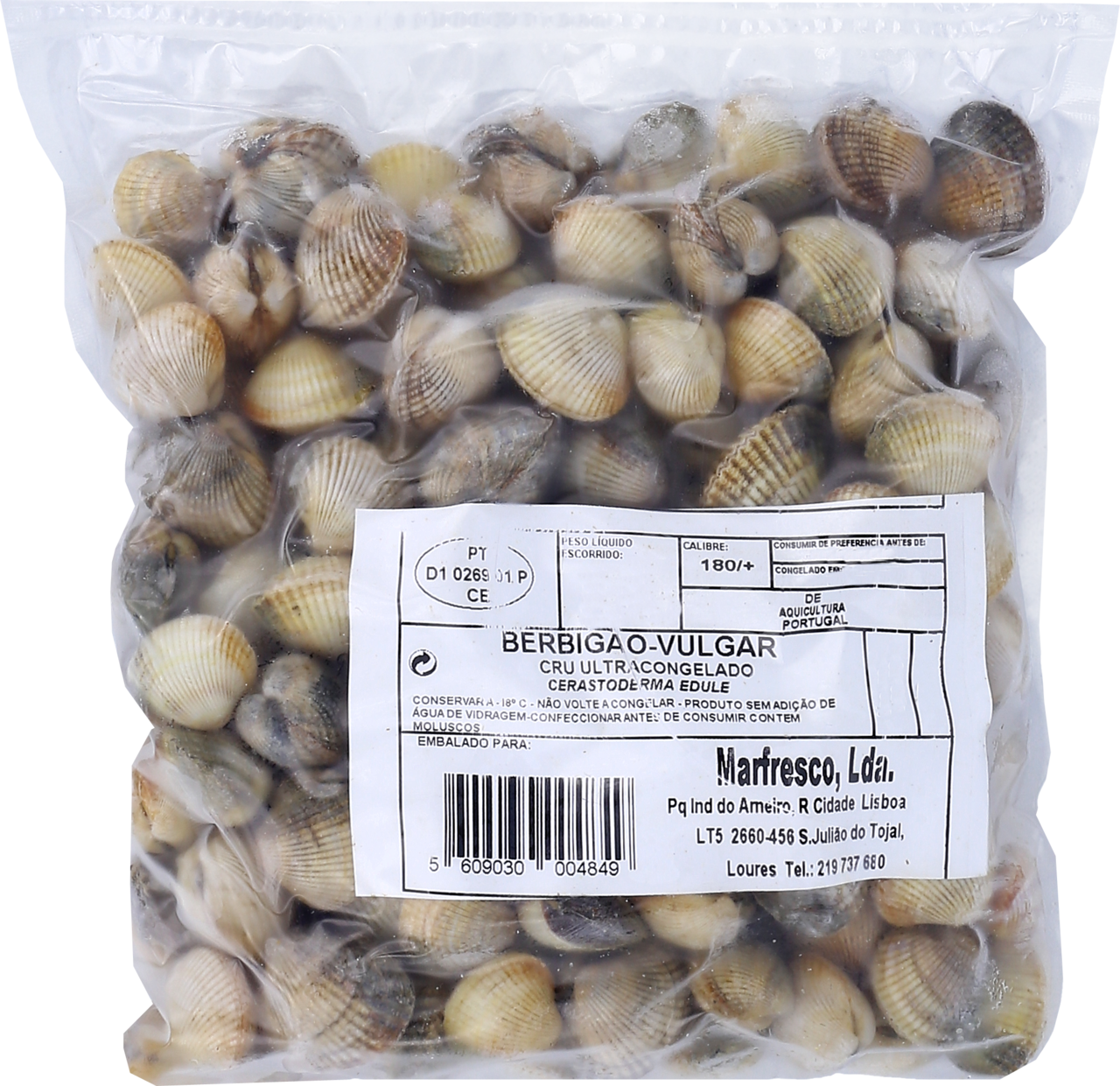 MARFRESCO Berbigao Nacional 800 G
