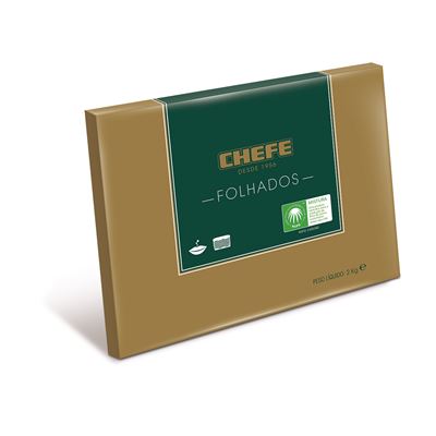 Margarina para Folhados e Massa Folhada Chefe 2kg