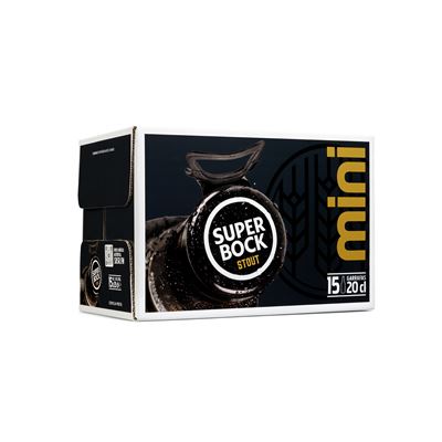 Cerveja Preta Super Bock Stout 15x20cl