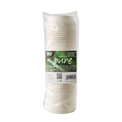Tampa Papstar Pure para Copo To-Go 8cm 50un