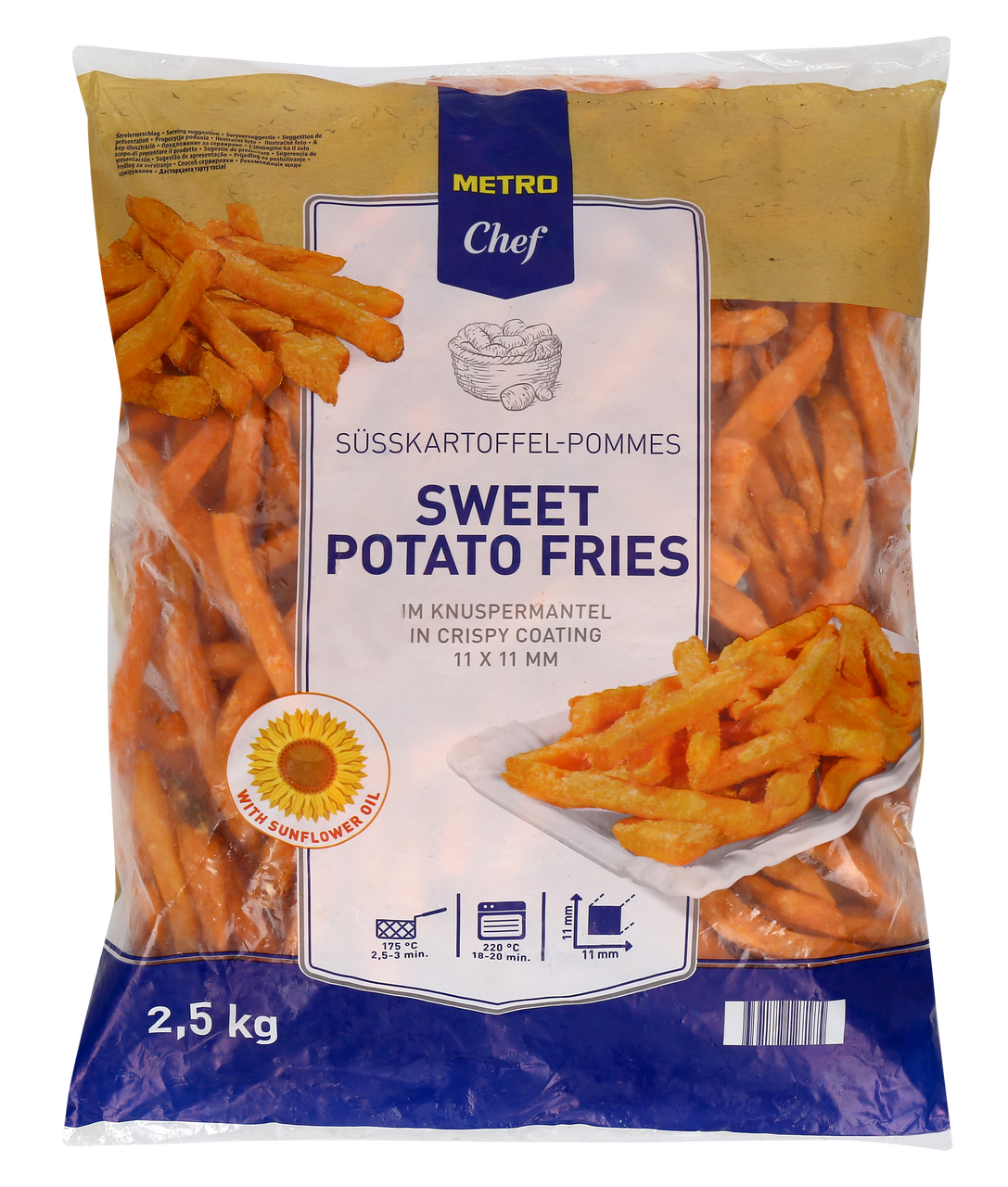 METRO Chef Batata Doce 2,5Kg