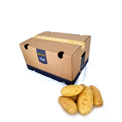 Batata para Fritar METRO Chef Lavada Calibre 60+ 12kg