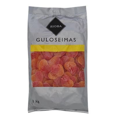 Gomas de Pêssego Rioba 1kg