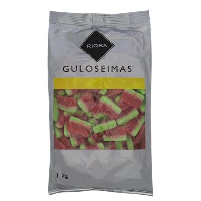 Gomas Rioba Talhadas de Melancia 1kg