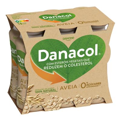 Iogurte Danacol Aveia 6x100g