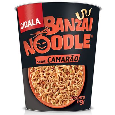Noodles Cigala Sabor Camarão 67g