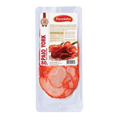 Paio de York Porminho Fatiado 80g