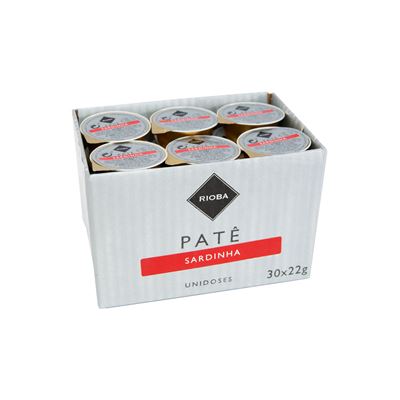 Paté de Sardinha Rioba 30x22g