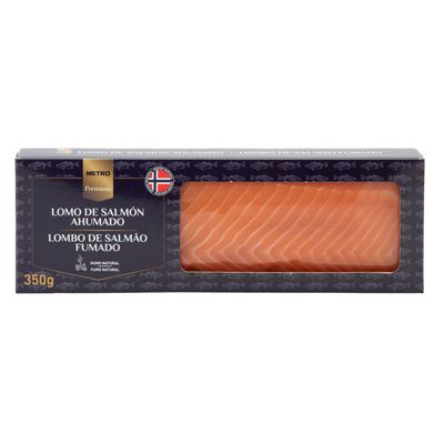 Lombo de Salmão Fumado da Noruega METRO Premium 350g