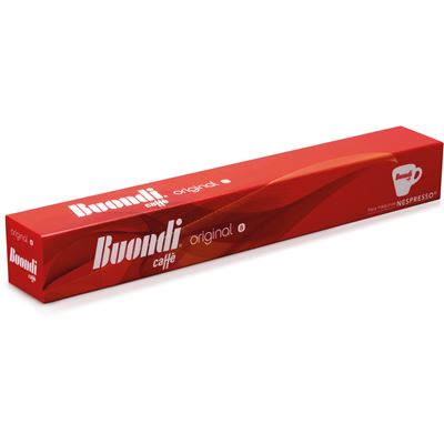 Cápsulas de Café Buondi Original 10un Compatíveis Nespresso