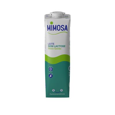 Leite Mimosa Sem Lactose Meio-Gordo 6x1L