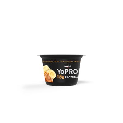 Iogurte Proteico YoPro Banana e Manteiga de Amendoim 160g