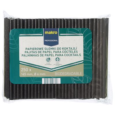 Palhinhas Cocktail METRO Professional 6mm 250un