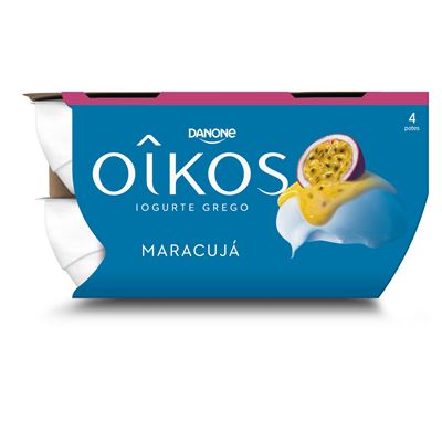 Iogurte Grego Oikos Maracujá 4x110g