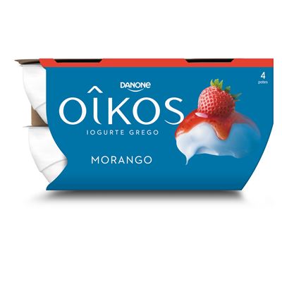 Iogurte Grego Oikos Morango 4x110g