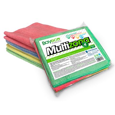 Panos de Microfibra Multiusos Bayeco 4un