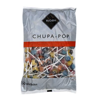 Chupa-Chupas Redondos Rioba Sortidos 150 un