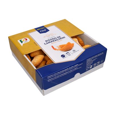 Rissóis Mini de Camarão de Forno METRO Chef 80 Unidades 1,76kg
