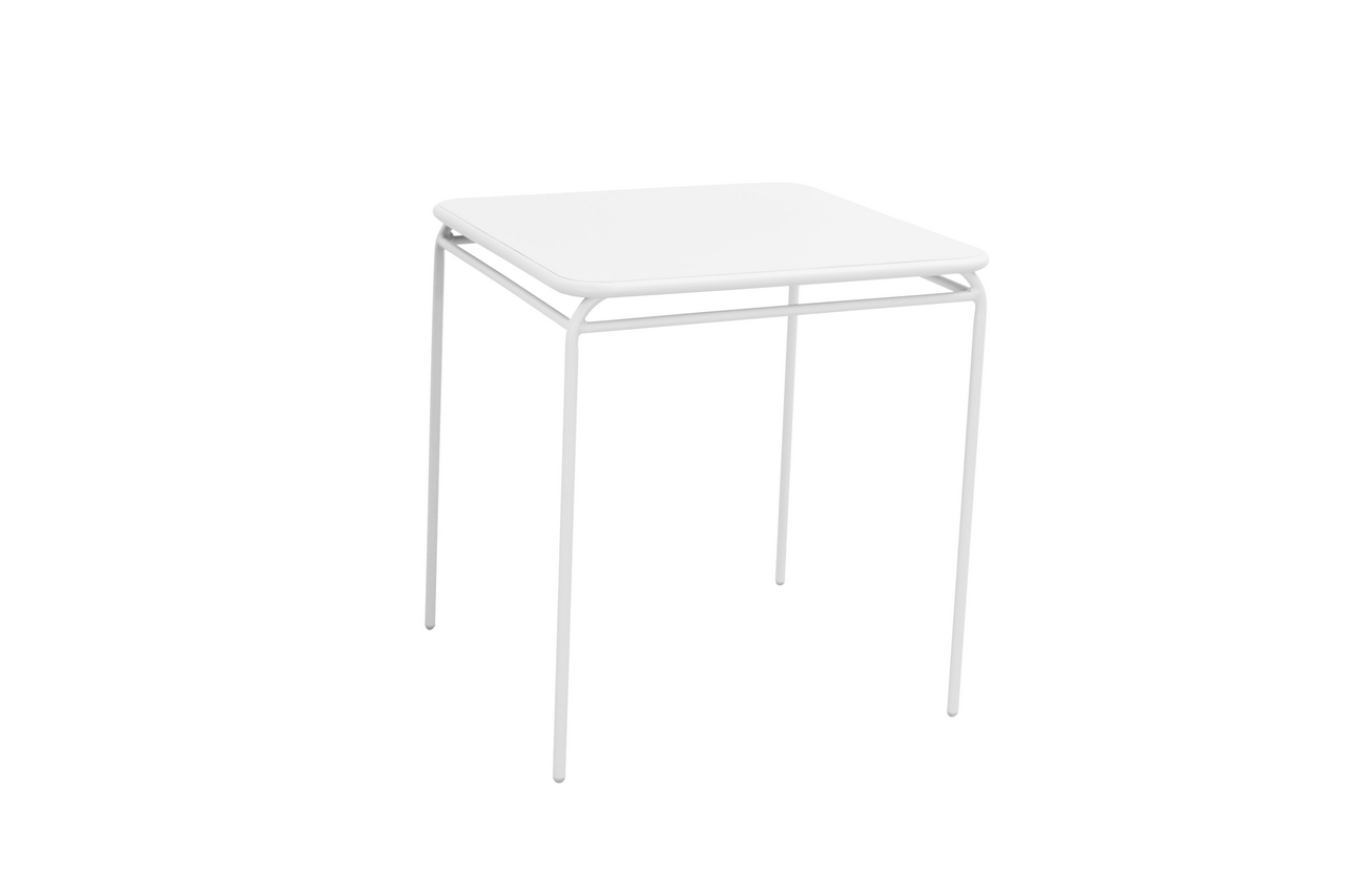 METRO PROFESSIONAL Mesa Ferro Branco 68X68Cm