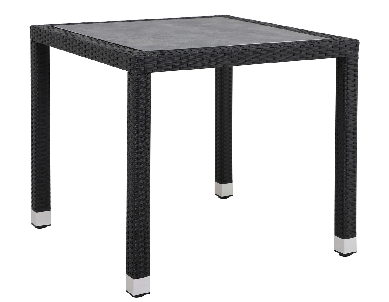METRO PROFESSIONAL Mesa 80X80 Preta