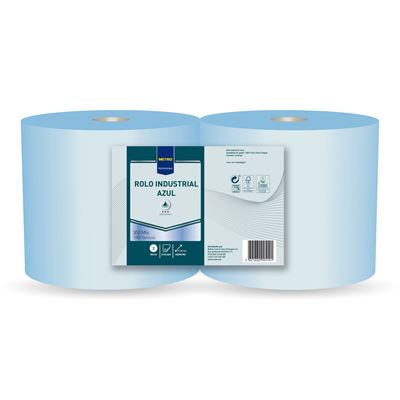 Rolo Industrial METRO Professional Azul 2 Folhas 2x300m