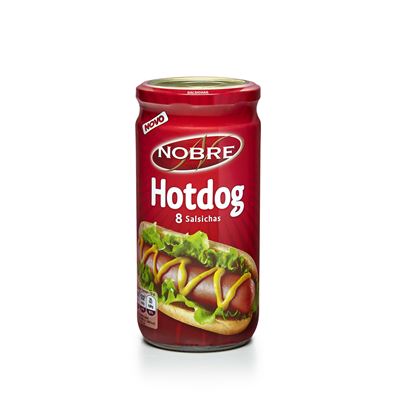 Salsichas Hot Dog Nobre 420g (8 unidades)