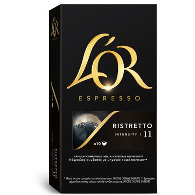 Cápsulas de Café L'OR Ristretto 10 Unidades