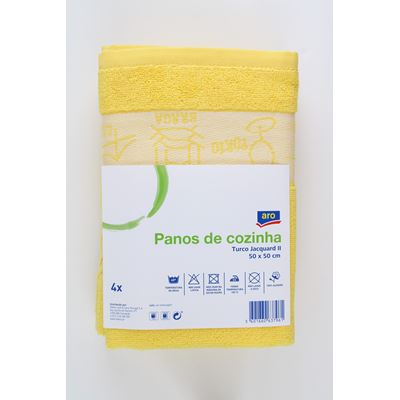 Pano de Cozinha Turco Jacquard ARO 50x50cm (Pack 4)