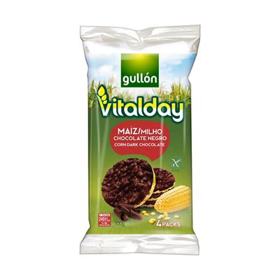 Tortitas de Milho com Chocolate Gullón VitalDay 100g