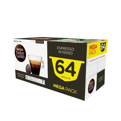 Cápsulas de Café Dolce Gusto Espresso Intenso 64 Cápsulas