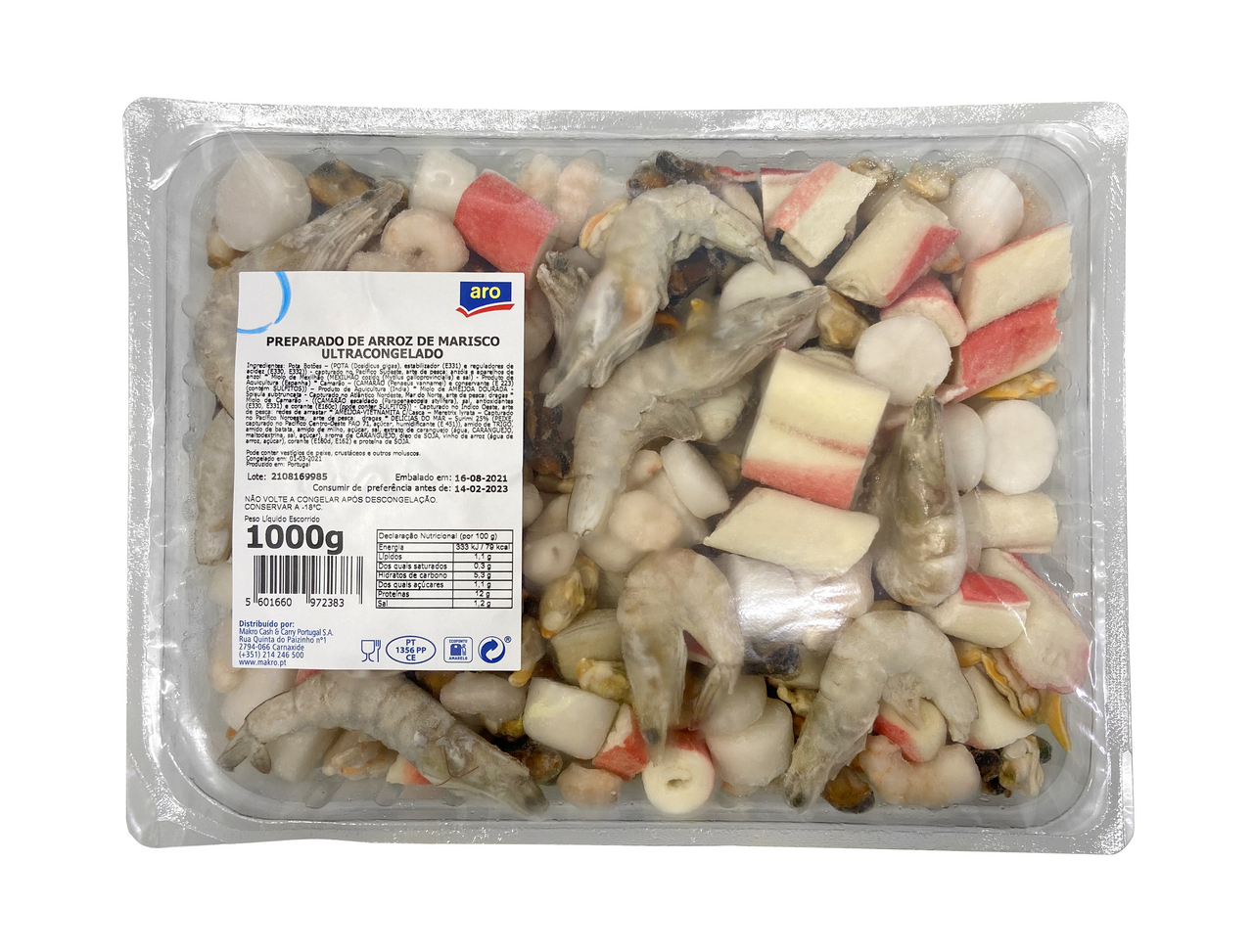 aro Preparado Arroz Marisco 1Kg