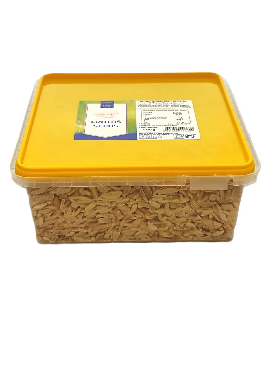 METRO Chef Miolo Amendoa Torrada Palitada S/Pele 1kg