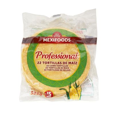 Tortilhas Wrap de Milho Mexifood 15cm 525g