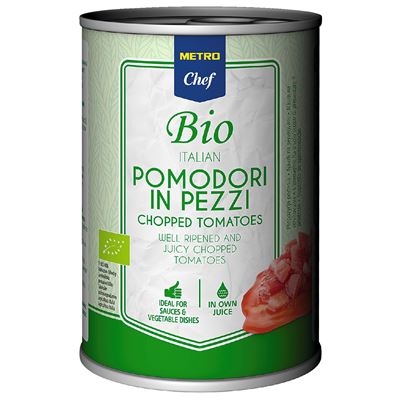 Tomate em Pedaços Bio METRO Chef 400g