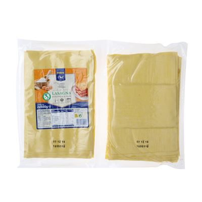 Massa Fresca para Lasanha METRO Chef 2x500g