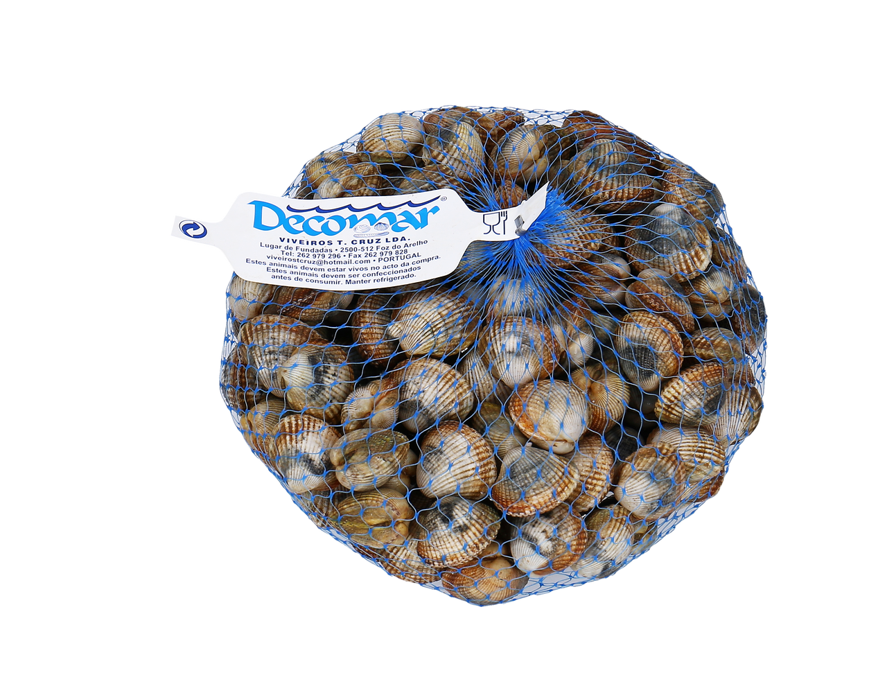Berbigao (COC), vivo, Medio, Nacional, Saco de rede 1KG