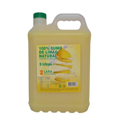 Sumo de Limão 100% Natural Congelado Lara Laranja 5L