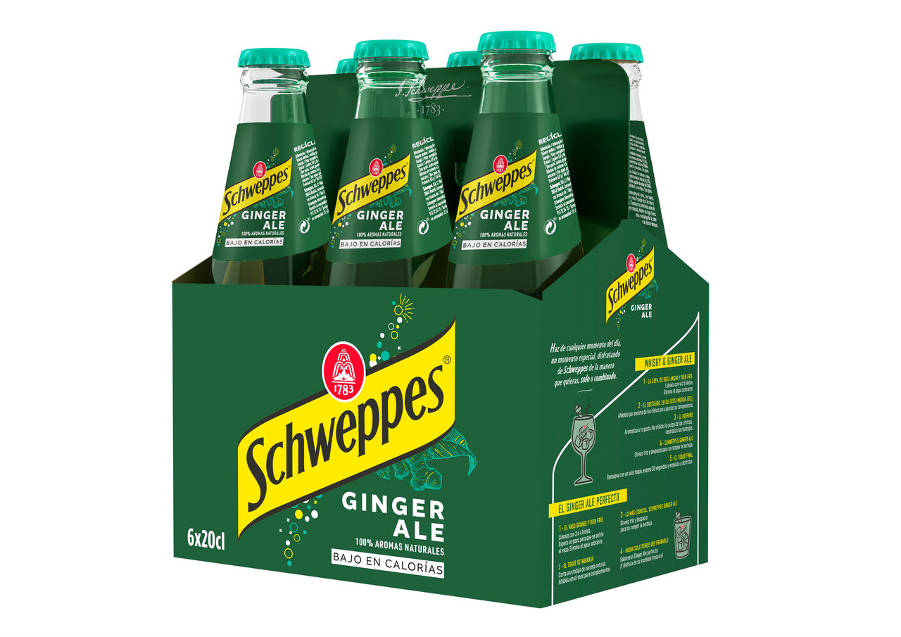 Schweppes Ginger Ale Cesta 6 X 20 Cl